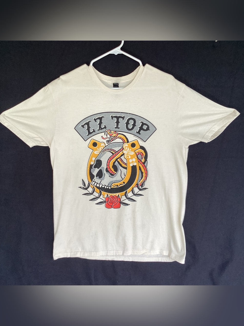 Gildan 2024 ZZ Top Short Sleeve t Shirt skull snake